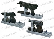 Универсальная подставка под пистолеты ПМ, ПЯ и пистолеты-пулеметы Кедр и аналоги, с возможностью хранения 2-х обойм и 42 патрона.